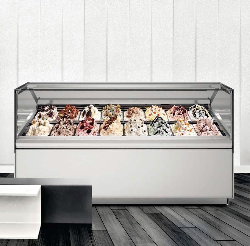DREAM ice cream display cases-Ice cream display case Dream 18 - Planet  Glace - products and ice cream machinery